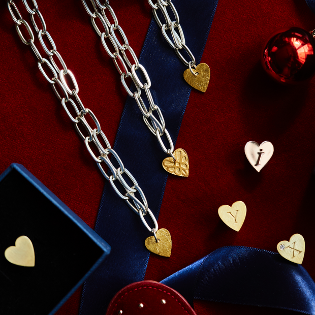 heartbeat love chain kolye | altın kaplama