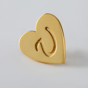 harfli heartbeat bralery | sarı altın kaplama